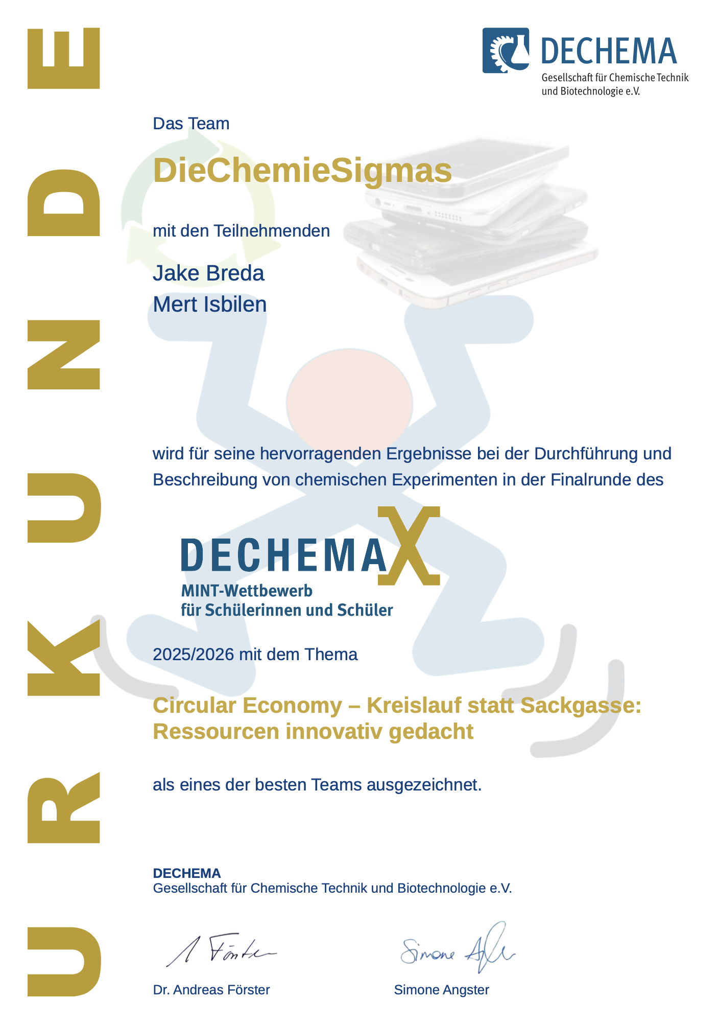2026 06 25 Urkunde Dechemax