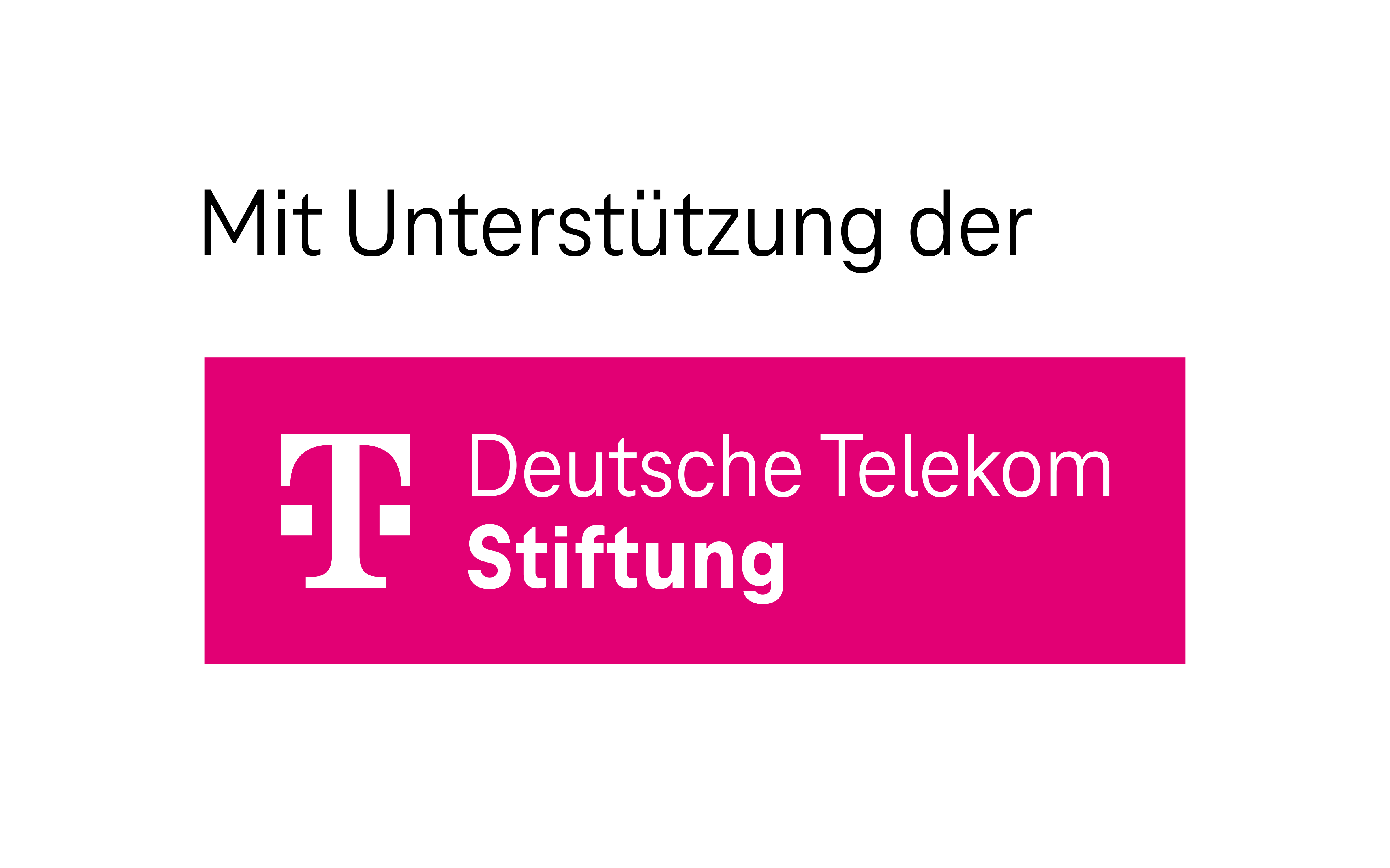 T deutsche telekom stiftung partnerlogo mit unterstuetzung der rgb n